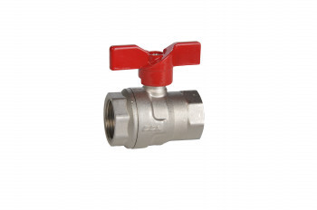 INDUSTRIAL TYPE BALL VALVES WITH BUTTERFLY HANDWHEEL  FEMALE X FEMALE