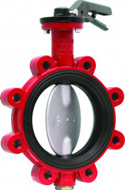  Lug Vulcanized Butterfly Valve (Stainless Steel Clapper)